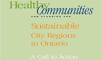 Sustainable City Regions in Ontario - A Call to Action