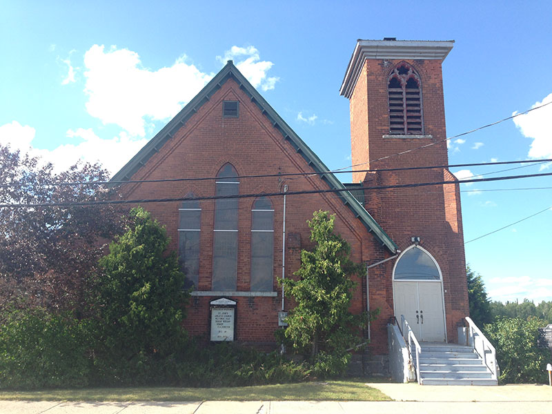 St. John's Anglican Church in Chapleau Ontario