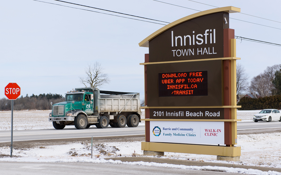 Innisfil Town Sign