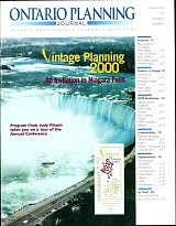 Vintage Planning 2000: An Invitation to Niagara Falls