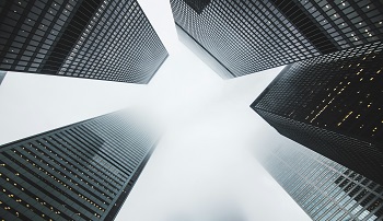 Photo of several skyscrapers