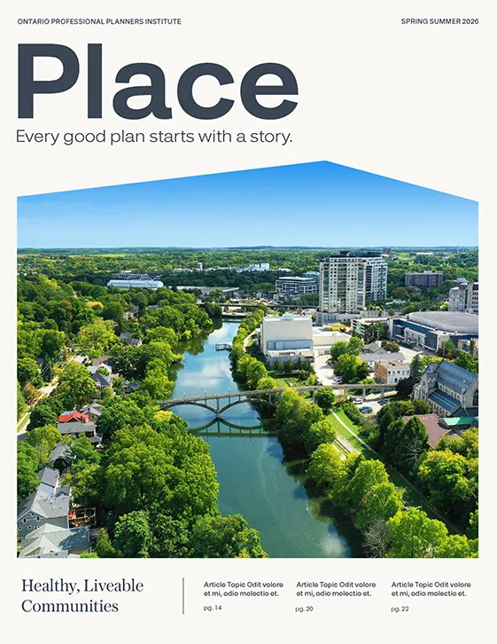 Front cover of the Place Magazine