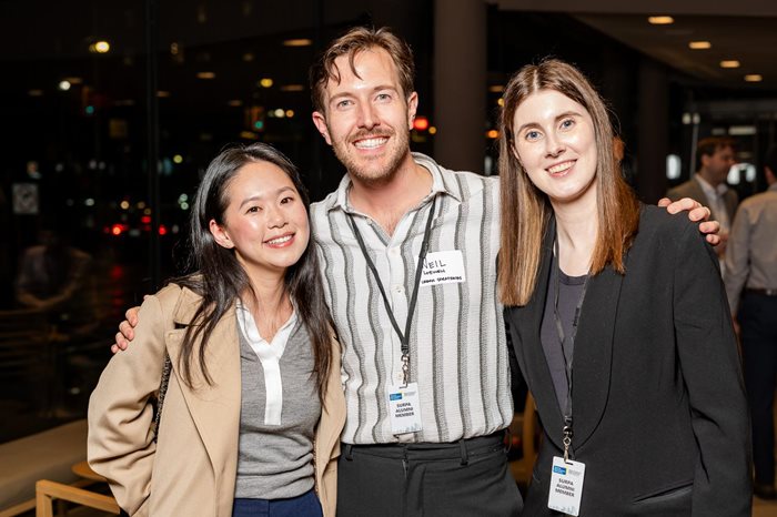 TMU alumni and SURPA volunteers (left to right): Brittany Wong (2020), Neil Loewen (2016), and Danielle Culp (2018). Photographs by Shiraz Ali
