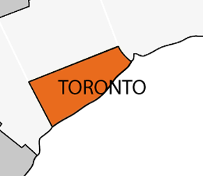 Map of Toronto District
